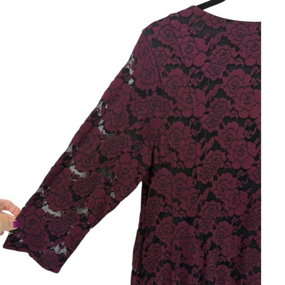 Torrid Floral Lace Fluted Whimsigoth Fairy Grunge Dress 2X - Picture 12 of 14